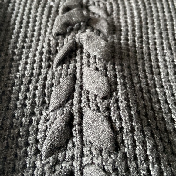 Olive + Oak Charcoal Button-Front Cardigan - Picture 7 of 7